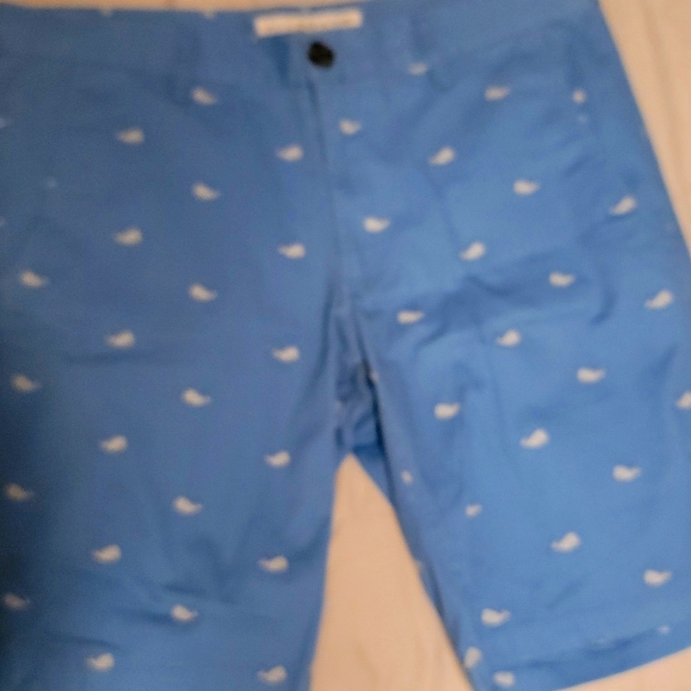 shorts with whale print